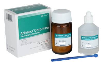 Adhesor Carbofine Polikarboksilat Siman 80gr. Toz + 40ml. Likit Takım - Pentron