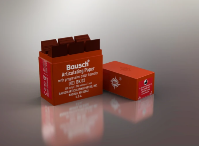 Düz Artikülasyon Isırtma Kağıdı 200 Micron Kırmızı 300'lü - 2