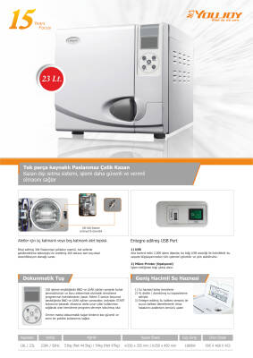 Bes 23 B Class Otoklav Cihazı - 2