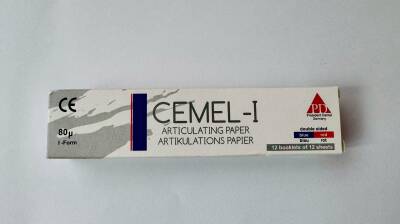 Cemel Artikülasyon Düz Isırtma Kağıdı 72'li - 