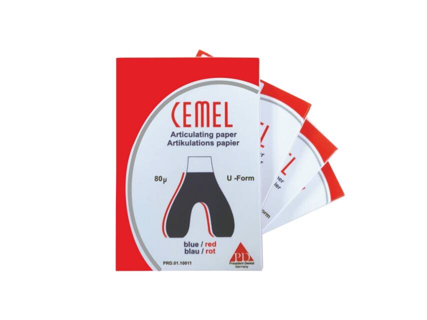 Cemel Artikülasyon Isırtma Kağıdı Nal Form - 1