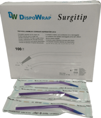 Cerrahi Aspiratör Sakşın Ucu 100'lü - DispoWrap