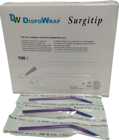 Cerrahi Aspiratör Sakşın Ucu 100'lü - 1