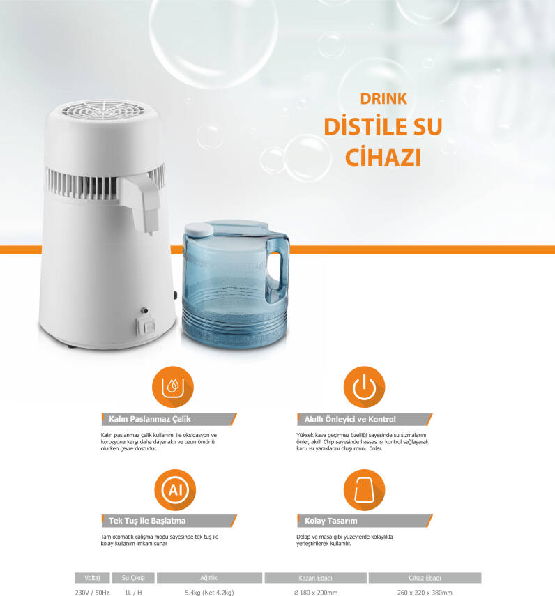 Drink Distile Su Cihazı - 2