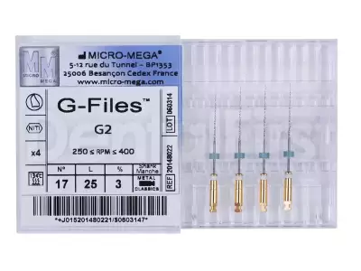 G-Files Rotary Giriş Eğesi 6'lı 25mm. - 4