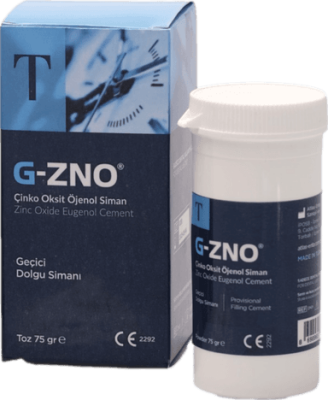 G-Zno Çinko Oksit Ojenol Geçici Dolgu Simanı Toz 75gr. - Atlas-Enta