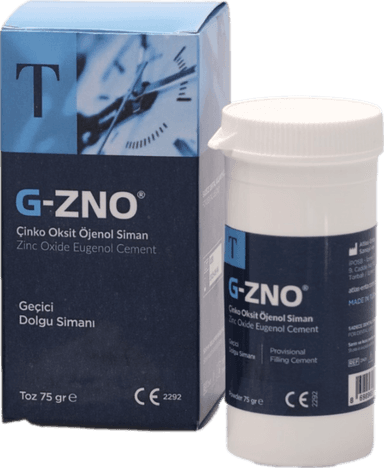G-Zno Çinko Oksit Ojenol Geçici Dolgu Simanı Toz 75gr. - 1