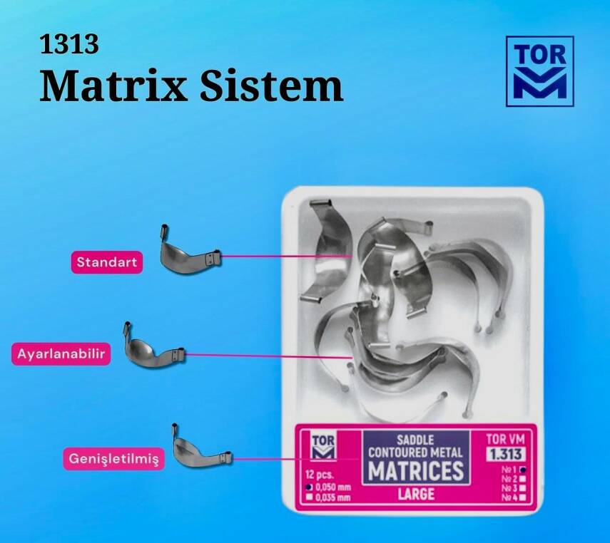 Konturlu Metal Matrix Large 12'li Ref: 1.313 - 1