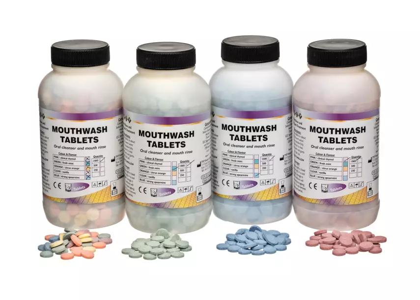 Mouthwash Tablets Antiseptik Ağız Yıkama Tableti 1000'li - 1