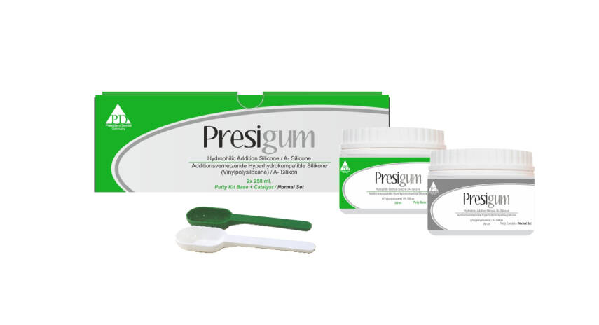 Presigum Puty A Tipi Ölçü Silikon Normal 1. Ölçü 2 x 250ml. - 1