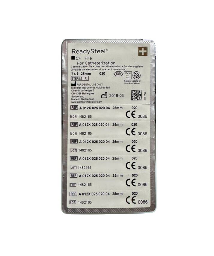 ReadySteel C+ File Kanal Eğesi 6'lı 25mm. - 2