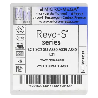 Revo-S Kanal Eğesi 6'lı 25mm. - 4