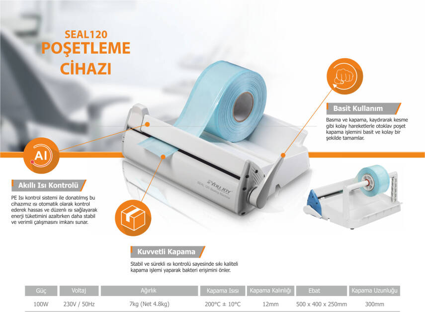 SEAL 120 Otoklav Poşetleme Cihazı - 2