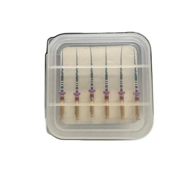 Super Files III Blue Isıl İşlem Görmüş Esnek Kanal Eğesi S1 6'lı 25mm. - 2