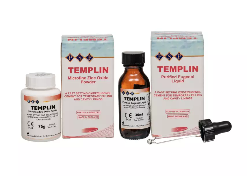 Templin Çinko Oksit Ojenollü Siman Toz 75gr. + Likit 30ml. - 1